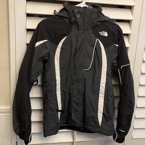North Face Jacket Black / Dark Grey / White